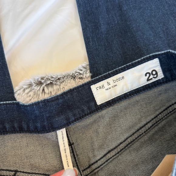 Rag & Bone Wren High Rise Slim Straight Jeans - Picture 2 of 4